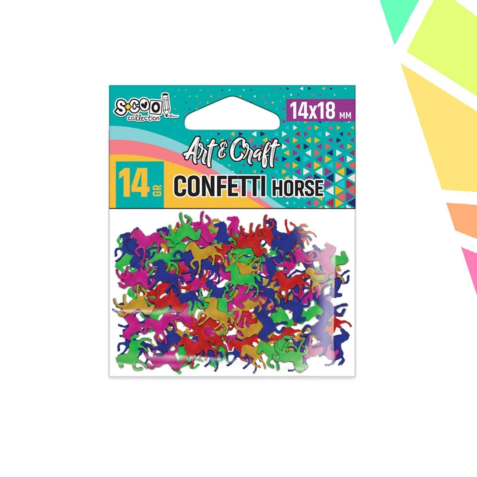 8dGI6rs.jpeg Accesorii craft, confetti caluti, 14 gr - S-COOL - imagine 1