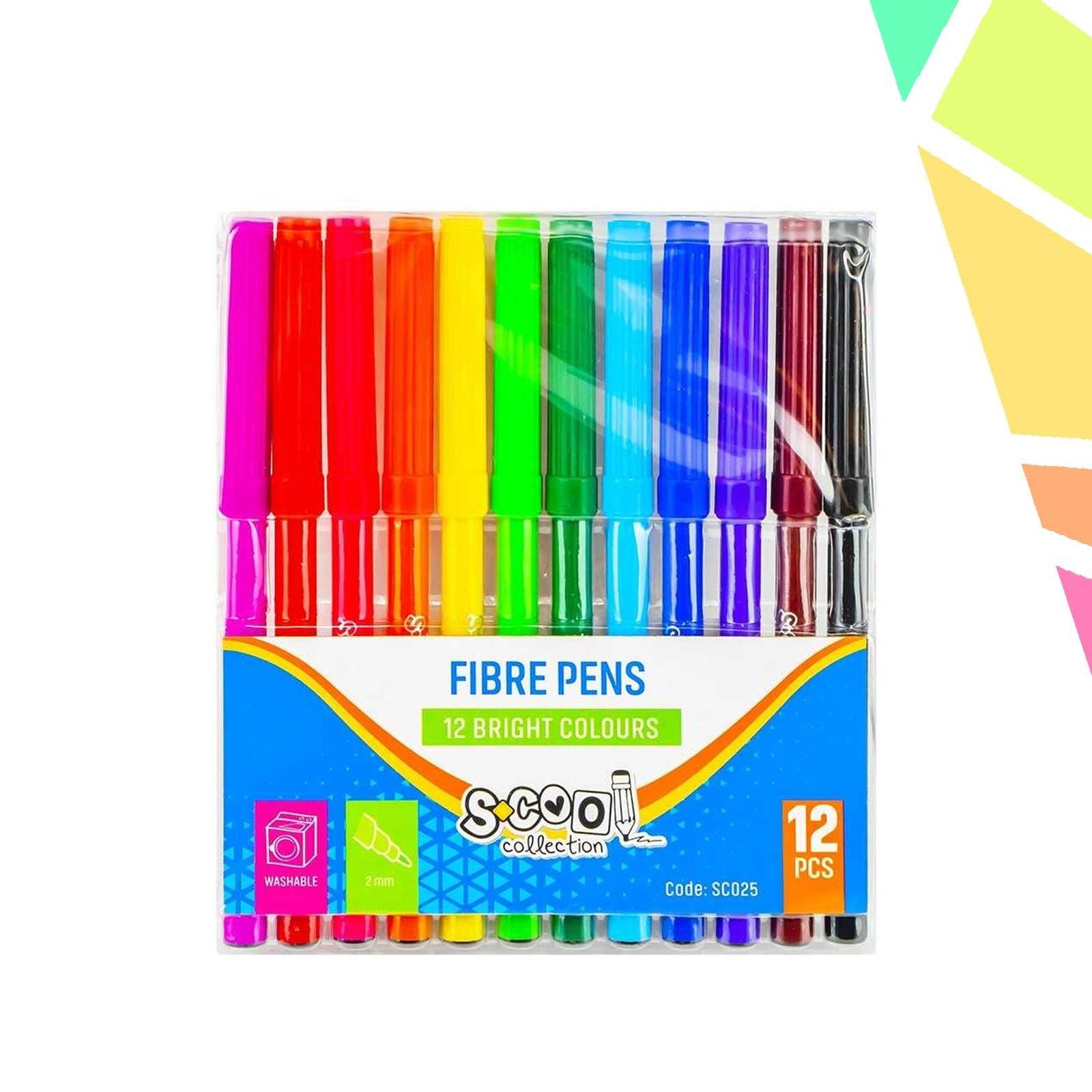 Carioca, 12 culori/cutie PVC - S-COOL - imagine 1