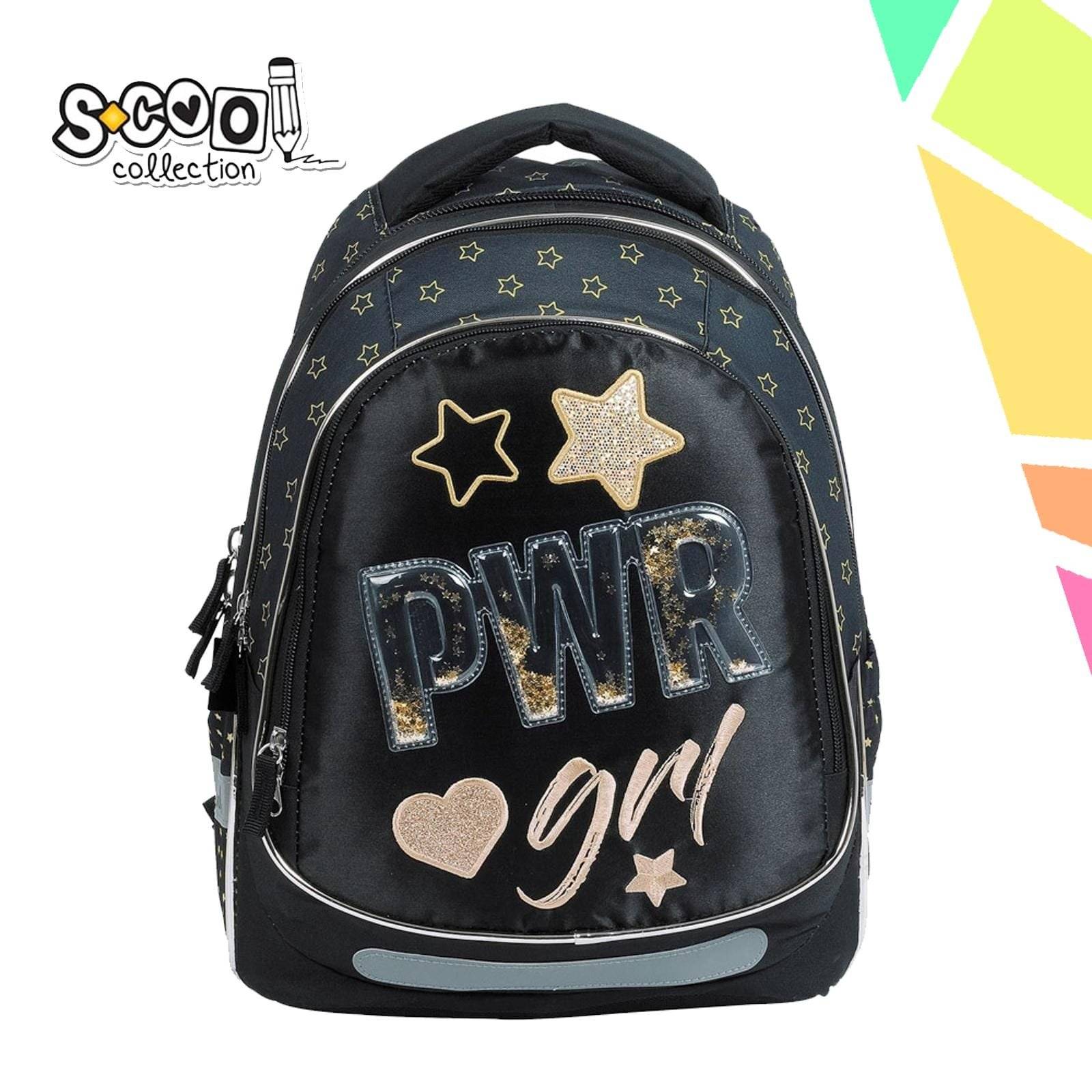 Ghiozdan anatomic LIGHT PWR GIRL, 41x28x21 cm S-COOL - imagine 1