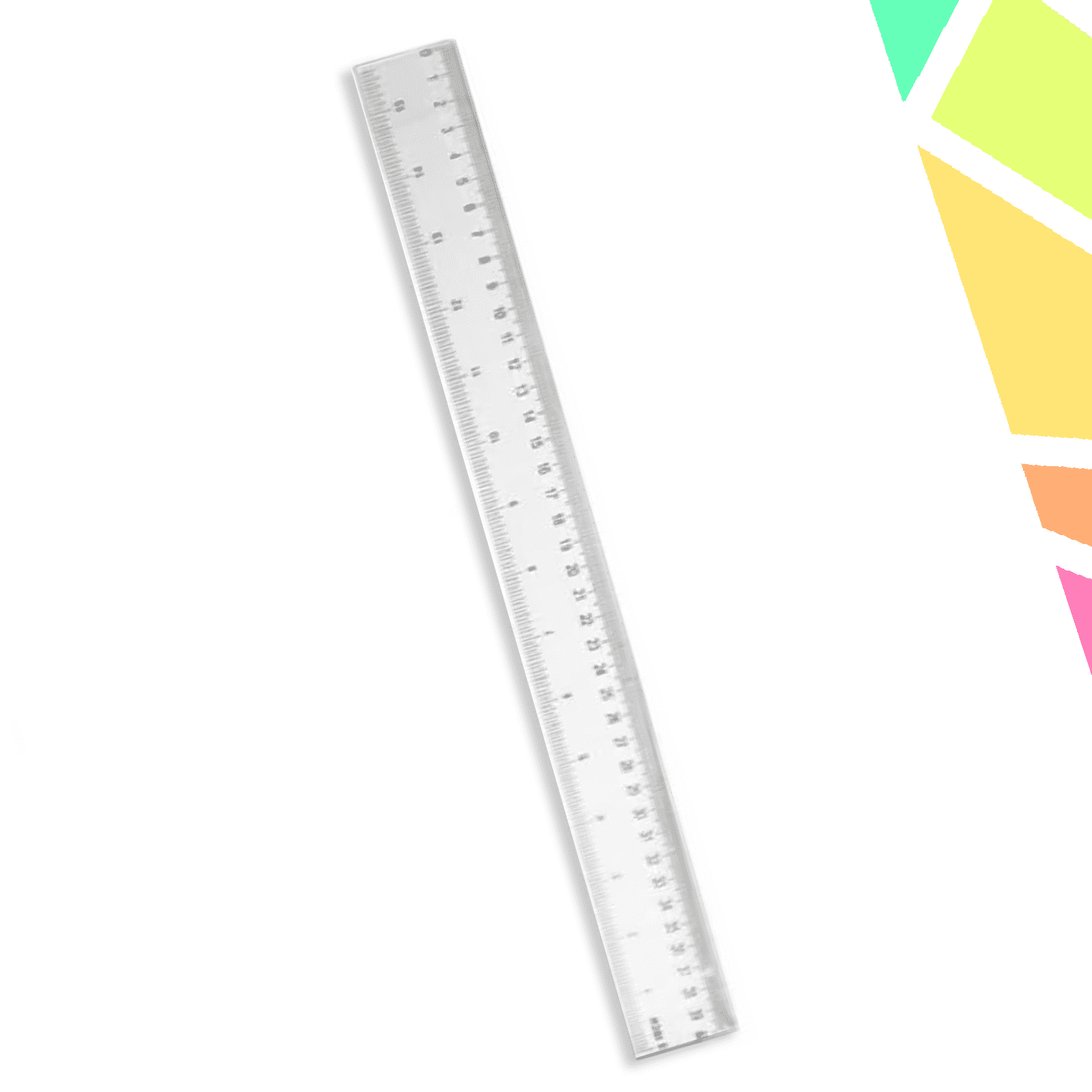 Liniar 40 cm transparent - imagine 1