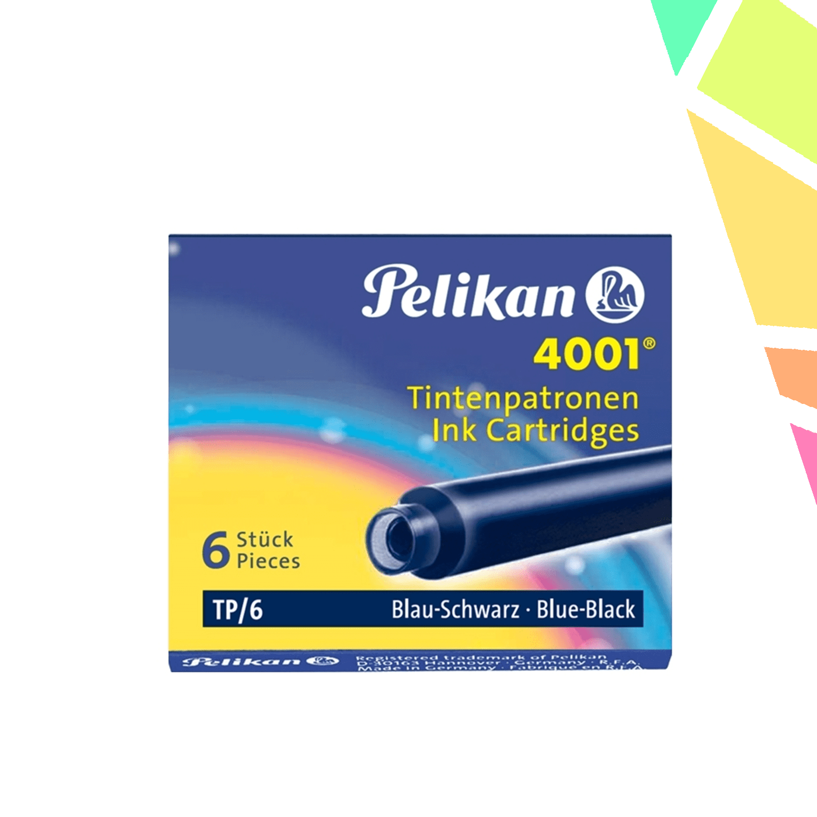 Patroane mici cerneala 4001 set 6 albastru inchis - imagine 1