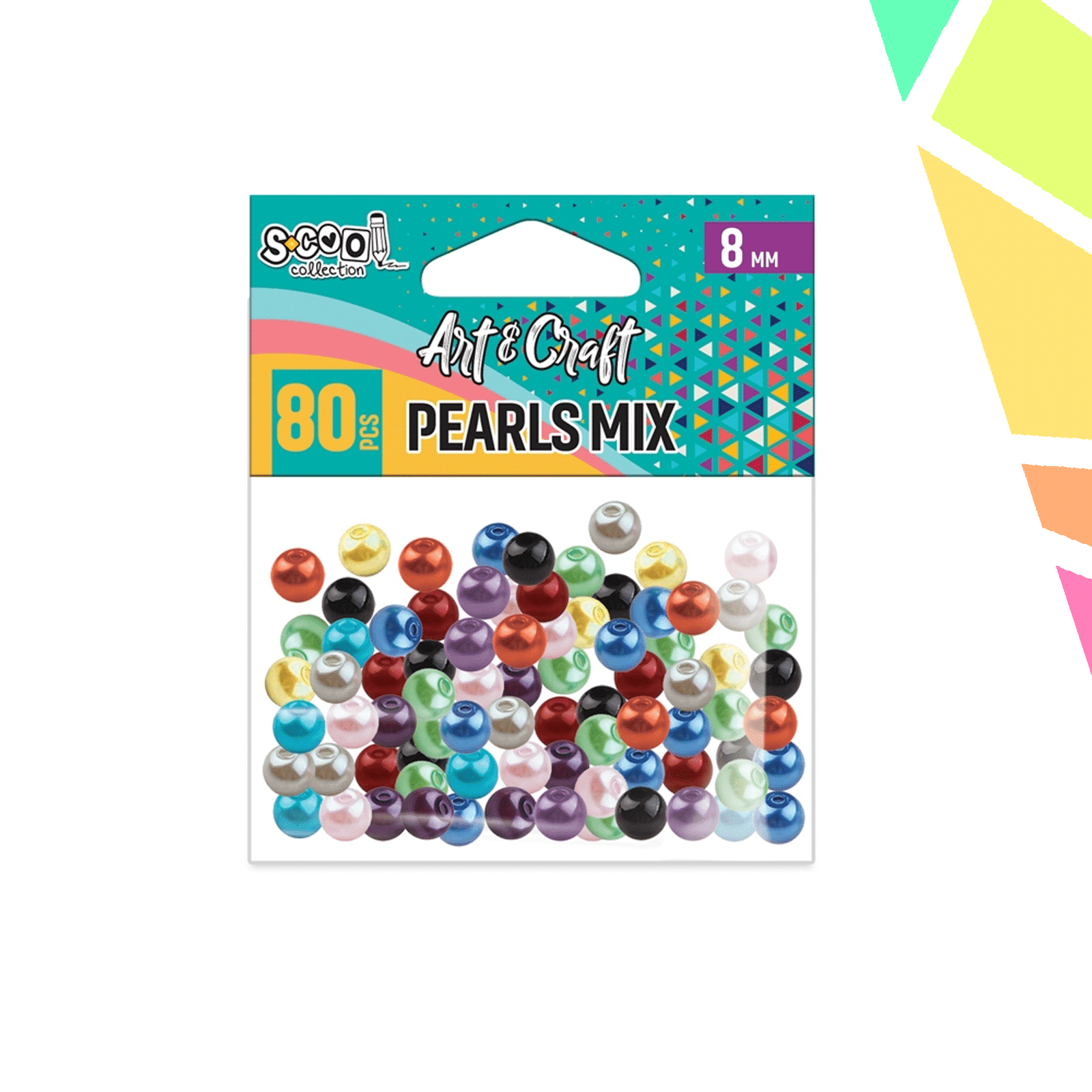 Accesorii craft, margele, 80 buc/set - S-COOL - imagine 1