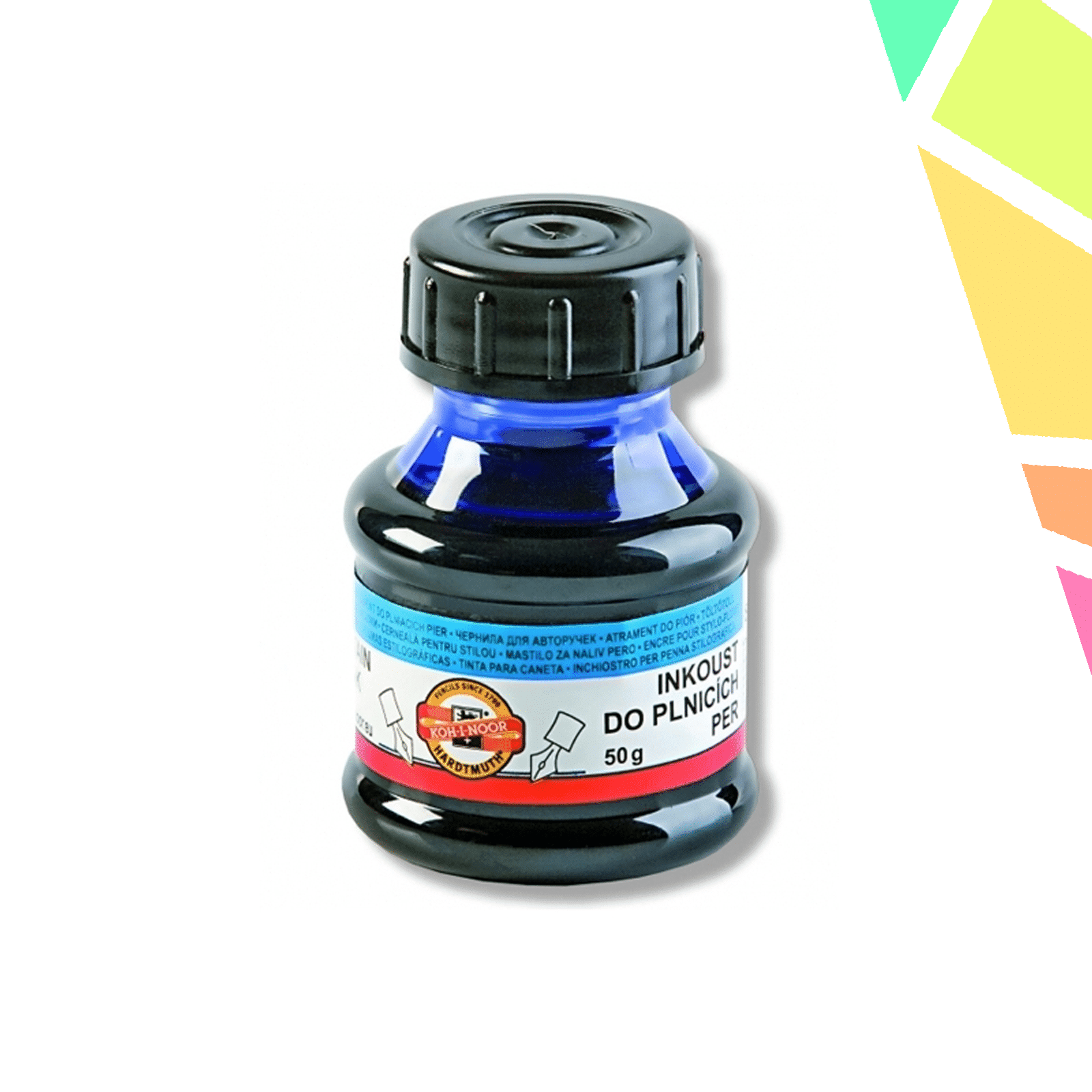 Cerneala albastra 50 ml - Koh-I-Noor - imagine 1