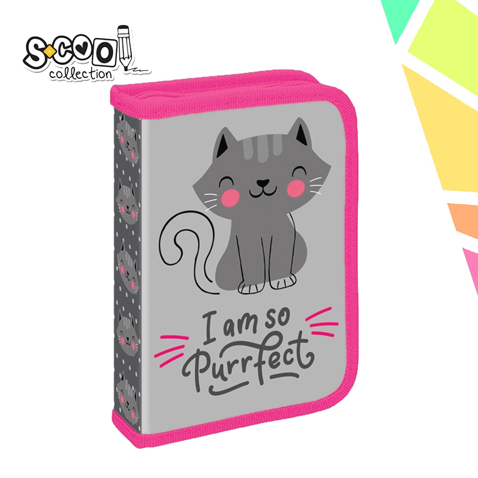 IjPPjz3.png Penar neechipat, 1 fermoar, 2 extensii, I AM SO PURRFECT - S-COOL - imagine 1