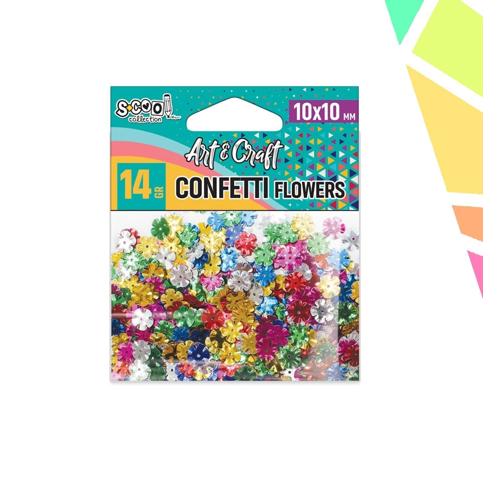 Accesorii Craft, Confetti Floricele, 14 Gr - S-COOL - imagine 1