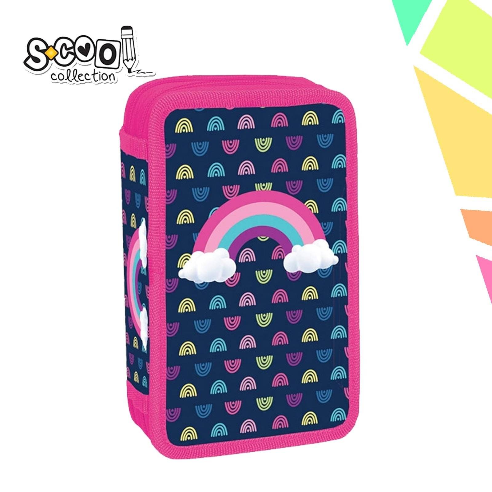 Penar echipat, 2 fermoare, 29 piese, RAINBOW - S-COOL - imagine 1