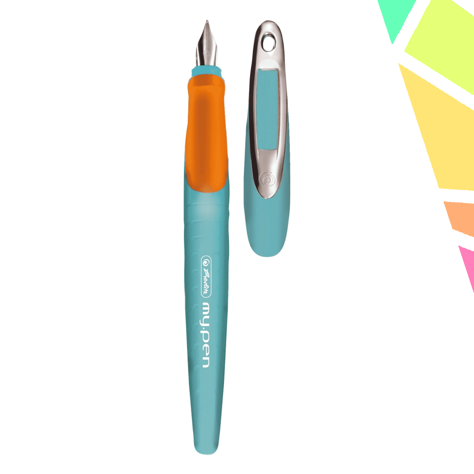 Stilou My.Pen penita M turcoaz/orange - vrac - imagine 1