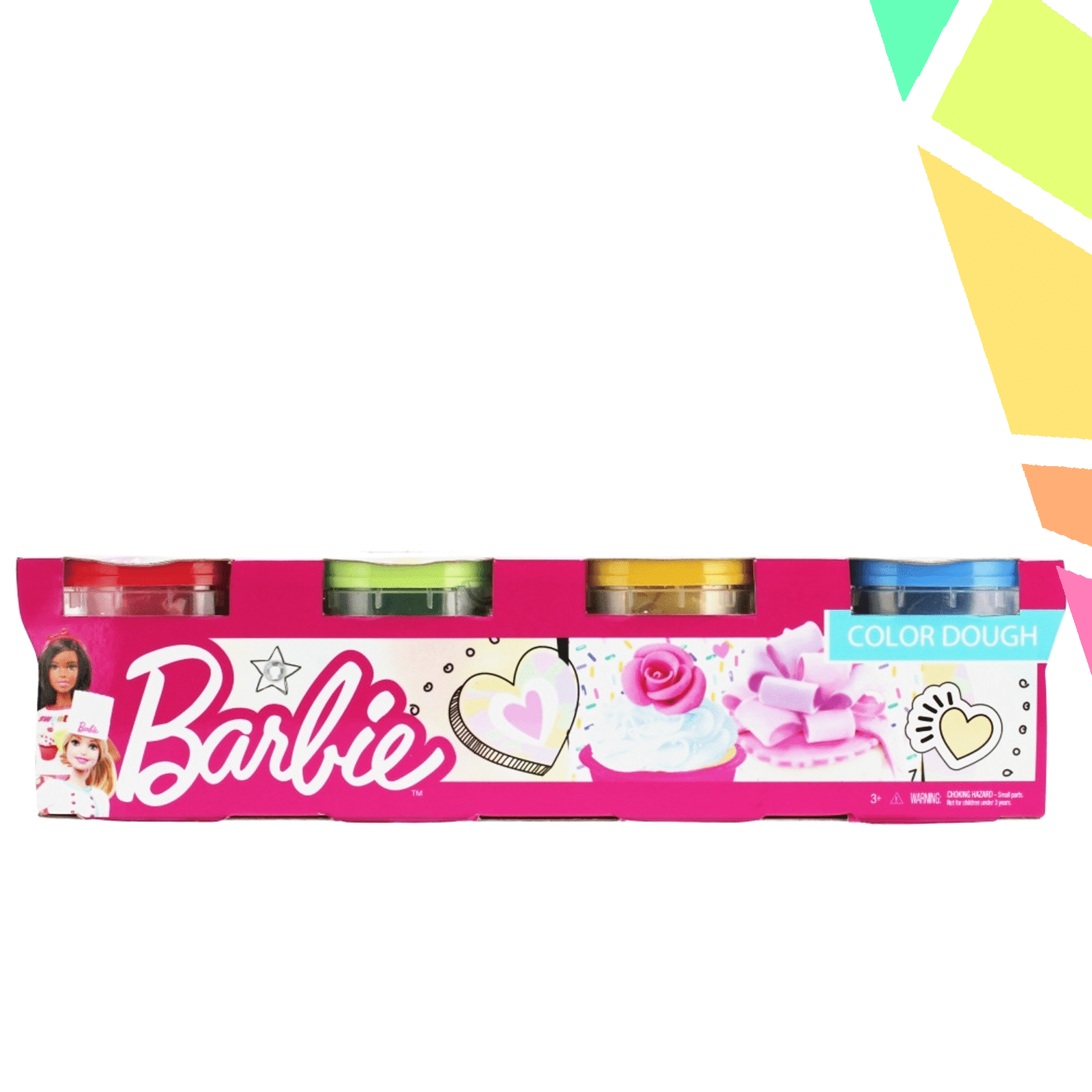 Plastilina Barbie, 4 buc/set - STARPAK - imagine 1