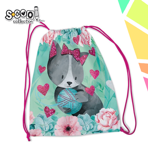 Sac sport KITTY, 46x35.5 cm - S-COOL - imagine 1