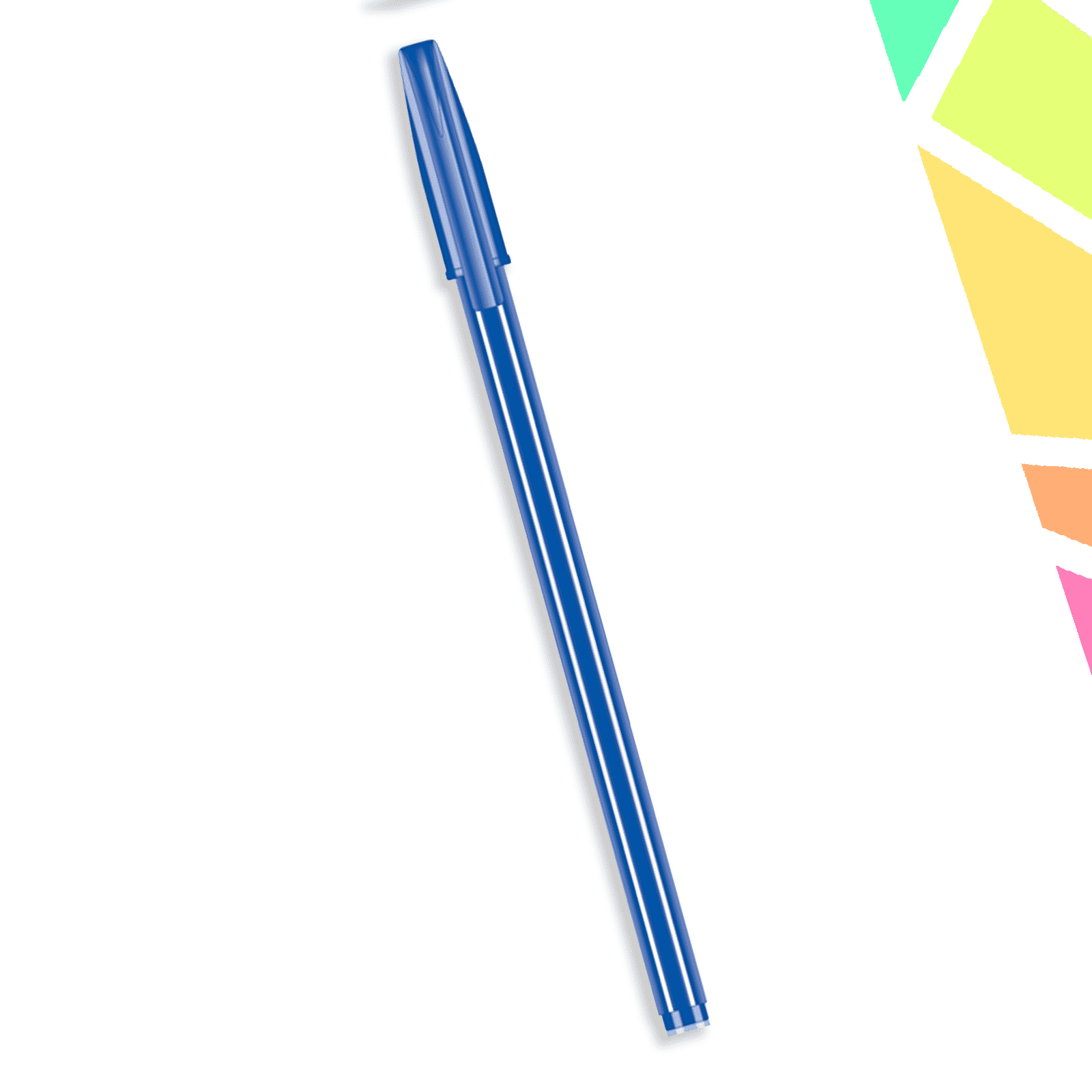 J6nS5GI.png Pix cu capac, mina albastra, 50 buc/set - OFFISHOP - imagine 1