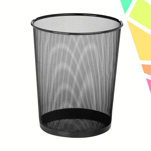 Cos Gunoi MESH, 24x29,5x33,5cm, Negru - imagine 1