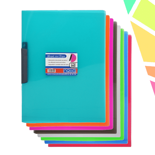 Jim7PJj.md_.png Mapa A4, din plastic, cu clips, translucida - NEBO - imagine 1