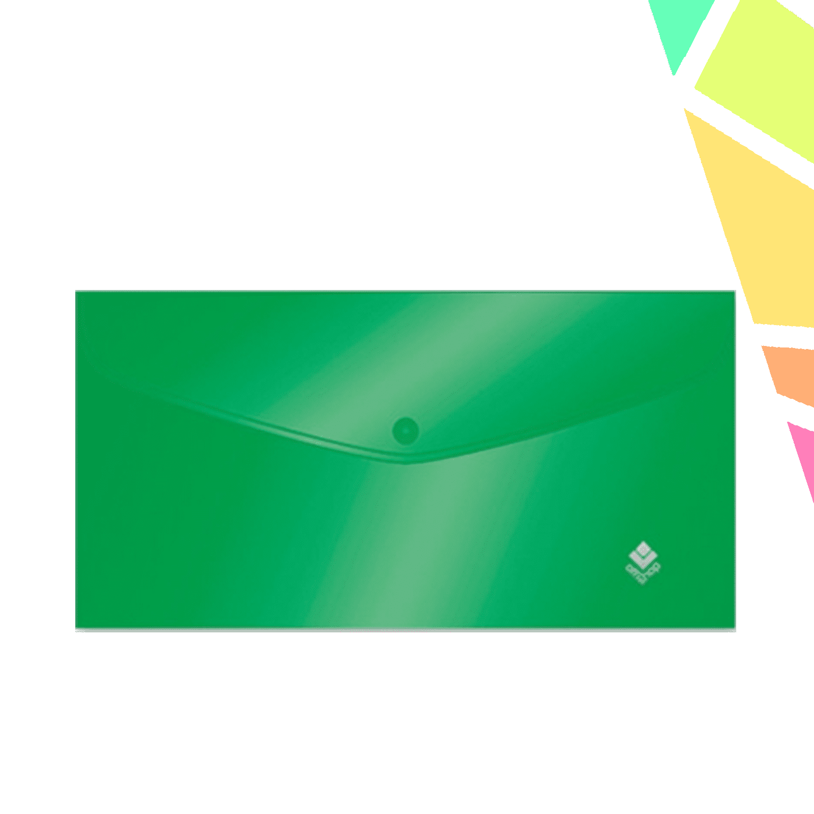 Mapa DL cu buton, 125x225mm - OFFISHOP - imagine 1