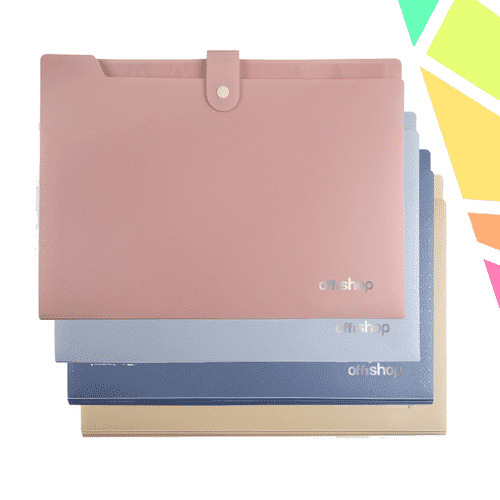 Mapa din plastic, 8 compartimente - OFFISHOP - imagine 1