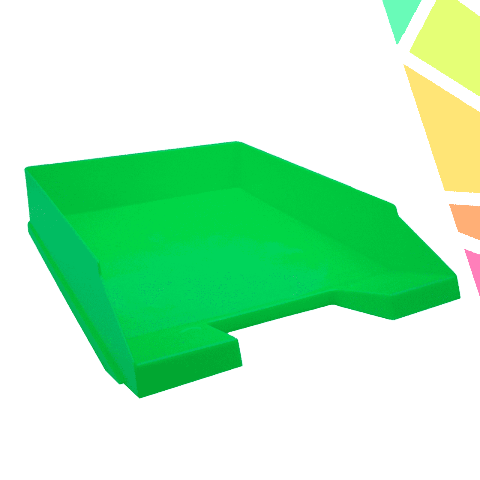 Tavita Pentru Documente, Flexibila, HIPS, Verde - imagine 1