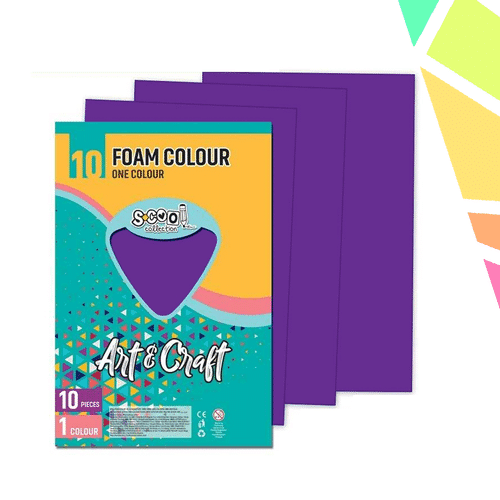 JscUG6P.md_.png Hartie buretata, mov, 10buc/set, 20x30 cm - S-COOL - imagine 1