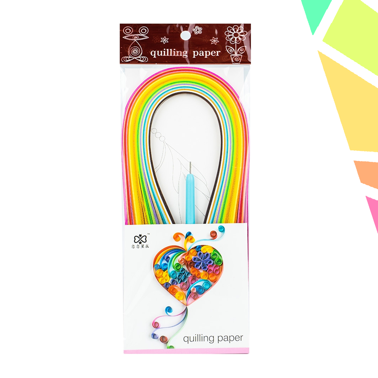 Hartie quilling cu ac, 5mmx54m - imagine 1