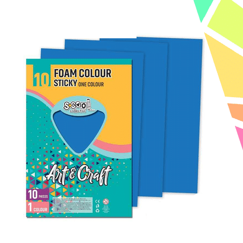 Jscilta.md_.png Hartie Buretata, Adeziva, Albastru , 10 Buc/Set, 20x30 Cm - S-COOL - imagine 1