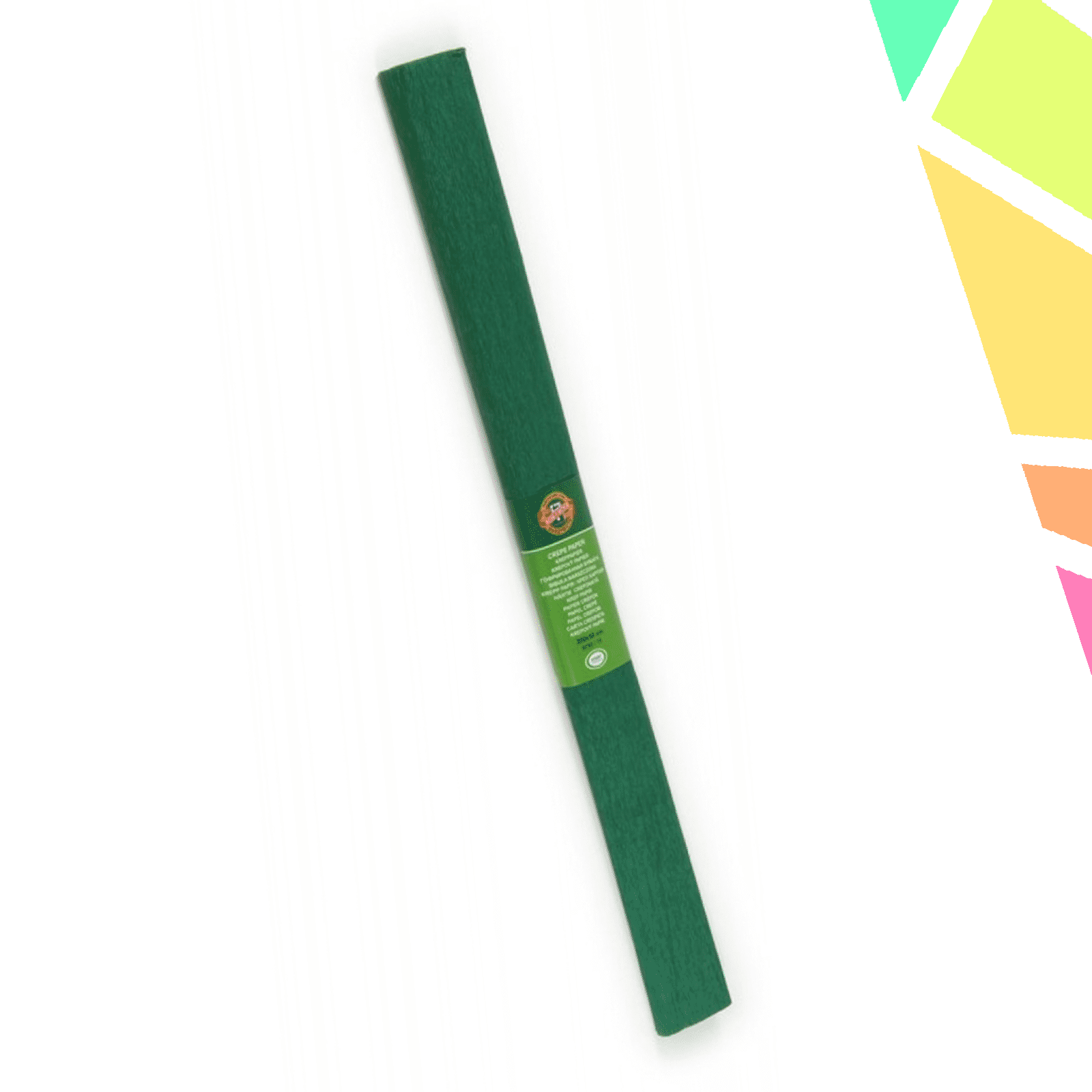 Hartie Creponata, 200x50cm, Verde inchis,  - Koh-I-Noor - imagine 1