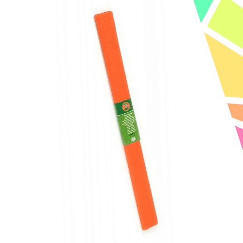 Hartie Creponata, 200x50cm, Portocaliu  ,  - Koh-I-Noor - imagine 1