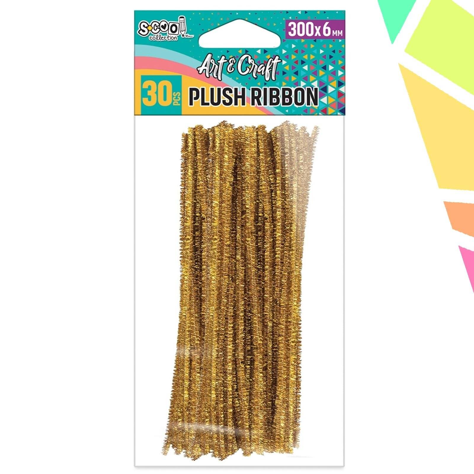 KZbjFhd.jpeg Accesorii craft, sarma plusata cu sclipici, 300x6 mm, 30 buc/set - S-COOL - imagine 1