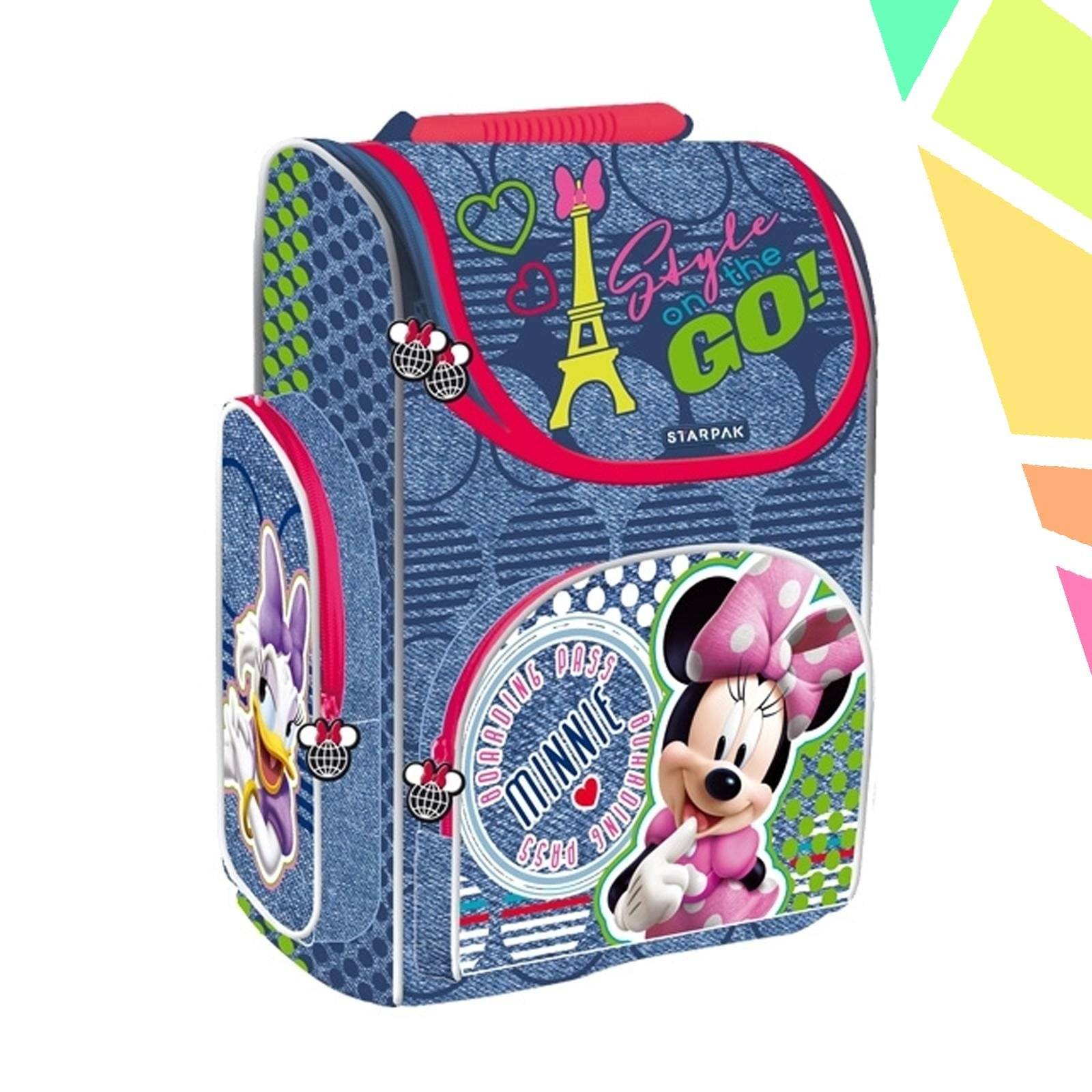 Ghiozdan - carcasa tare MINNIE. 37x27x14,5cm - STARPAK - imagine 1