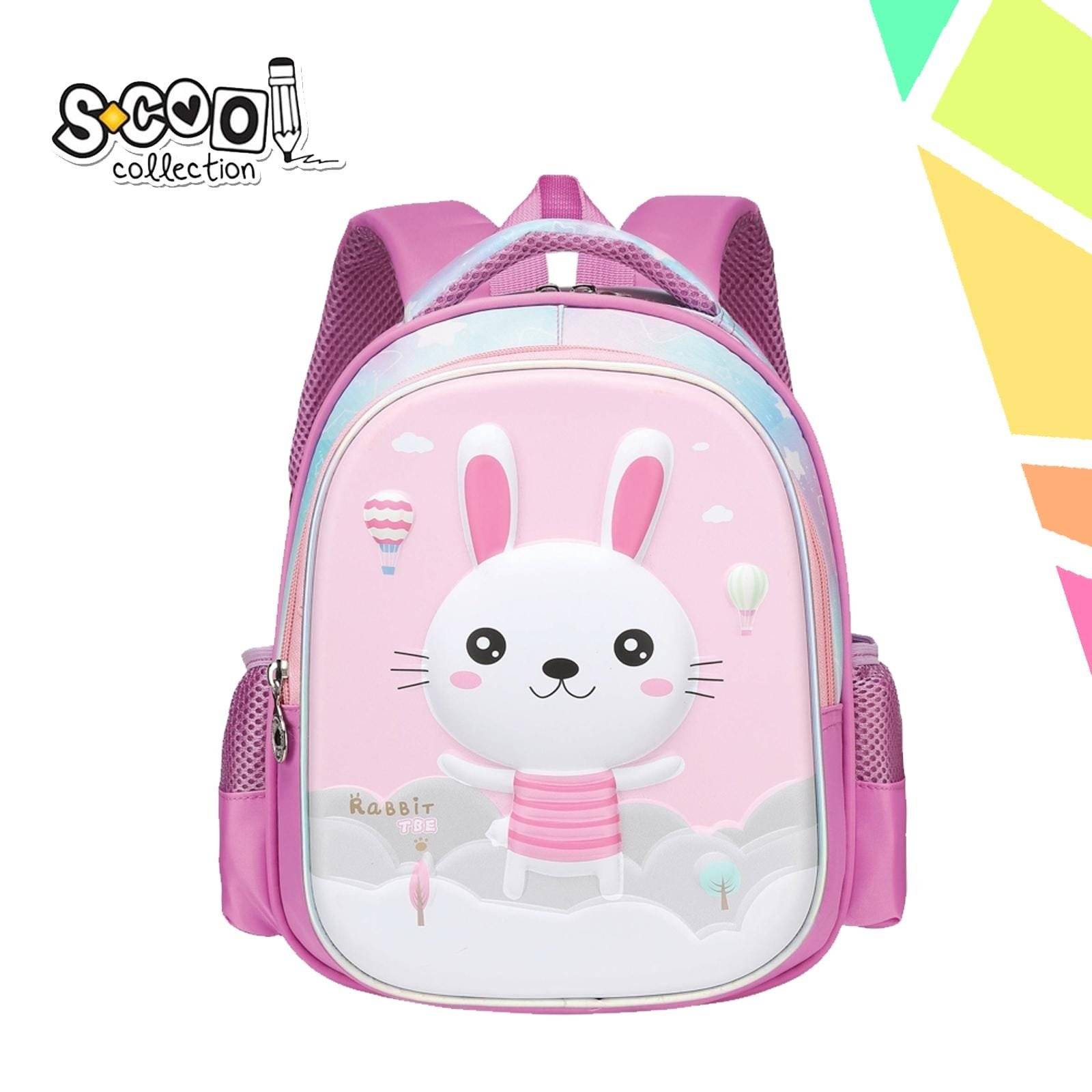 Ghiozdan 3D RABBIT, 25x17x31 Cm - S-COOL - imagine 1