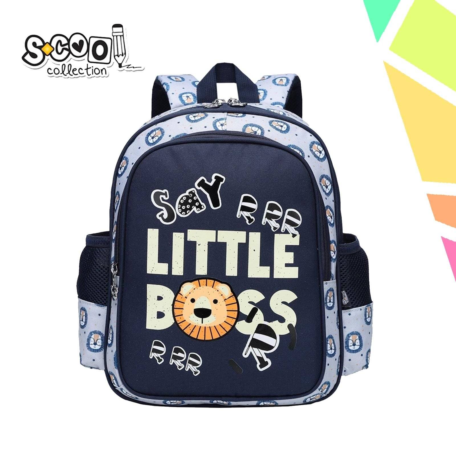 Ghiozdan LITTLE BOSS, 33x27x15 cm - S-COOL - imagine 1