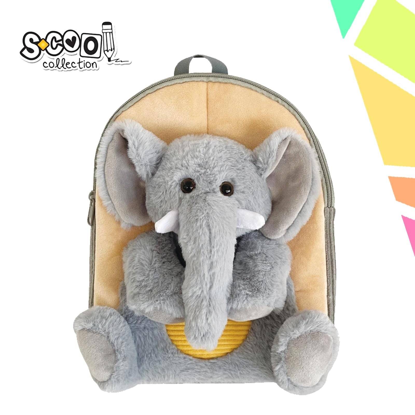 UTqrPgA.jpeg Ghiozdan gradinita BABY ANIMALS, ELEPHANT, 23x8x28 cm - S-COOL - imagine 1