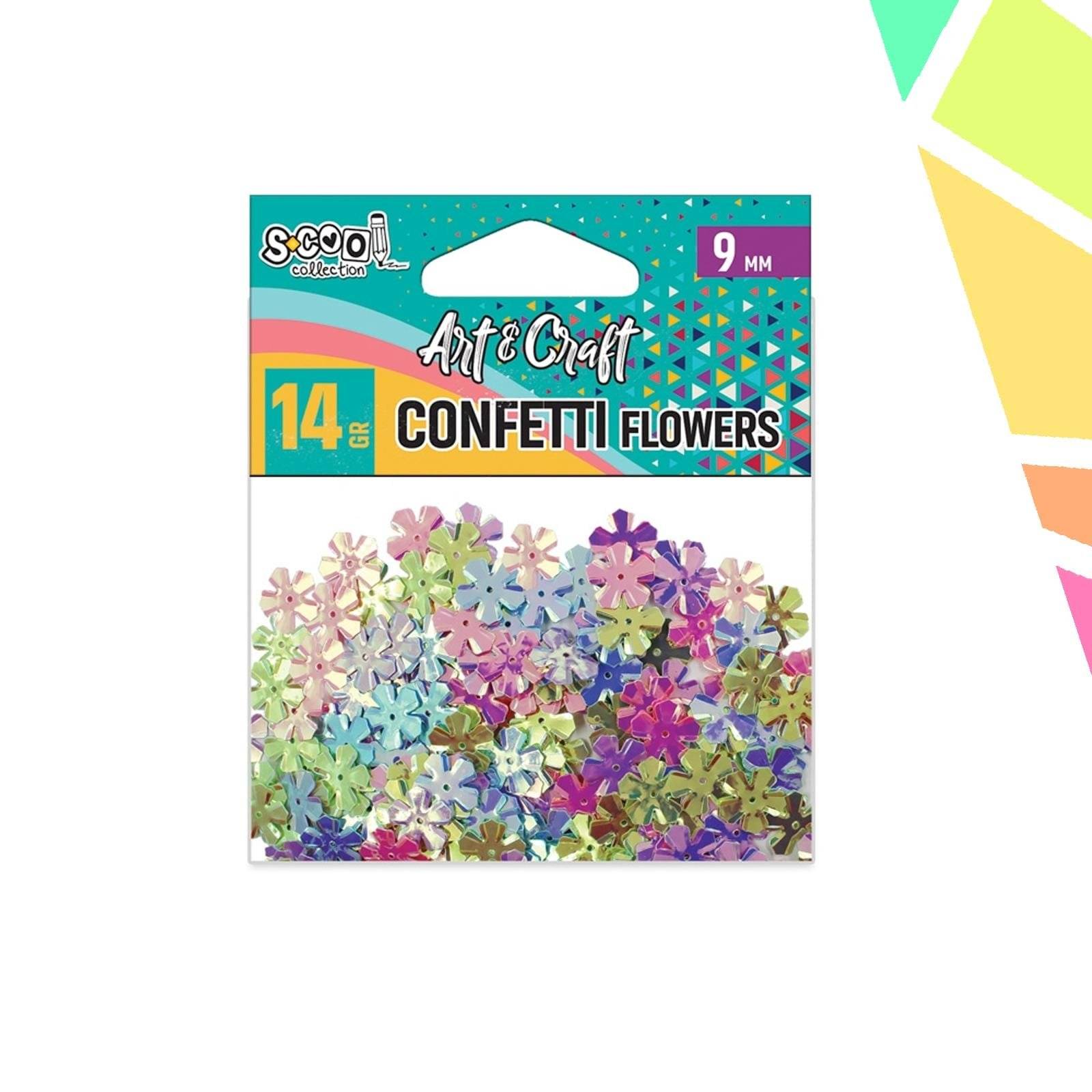 Accesorii Craft, Confetti Diverse Modele, 14 Gr - S-COOL - imagine 1