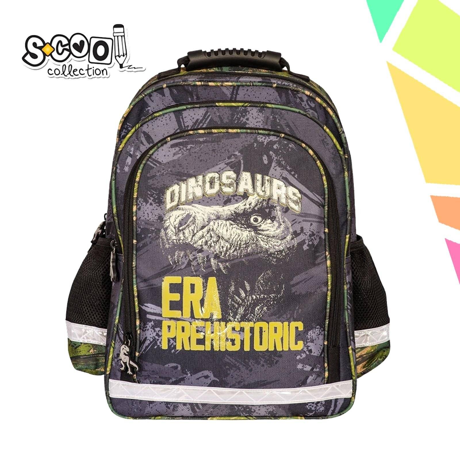 Ghiozdan ergonomic DINO, 40.5x29x13.5 cm - S-COOL - imagine 1