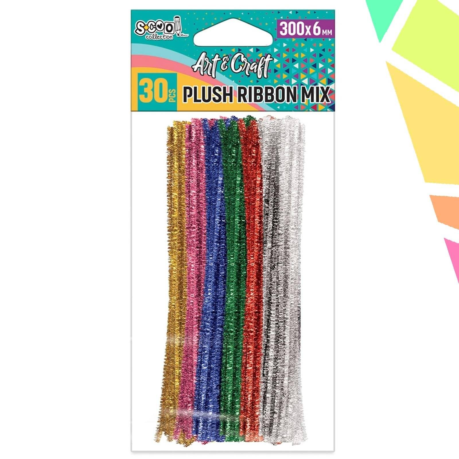 Accesorii craft, sarma plusata, 300x6 mm, 30 buc/set - S-COOL - imagine 1