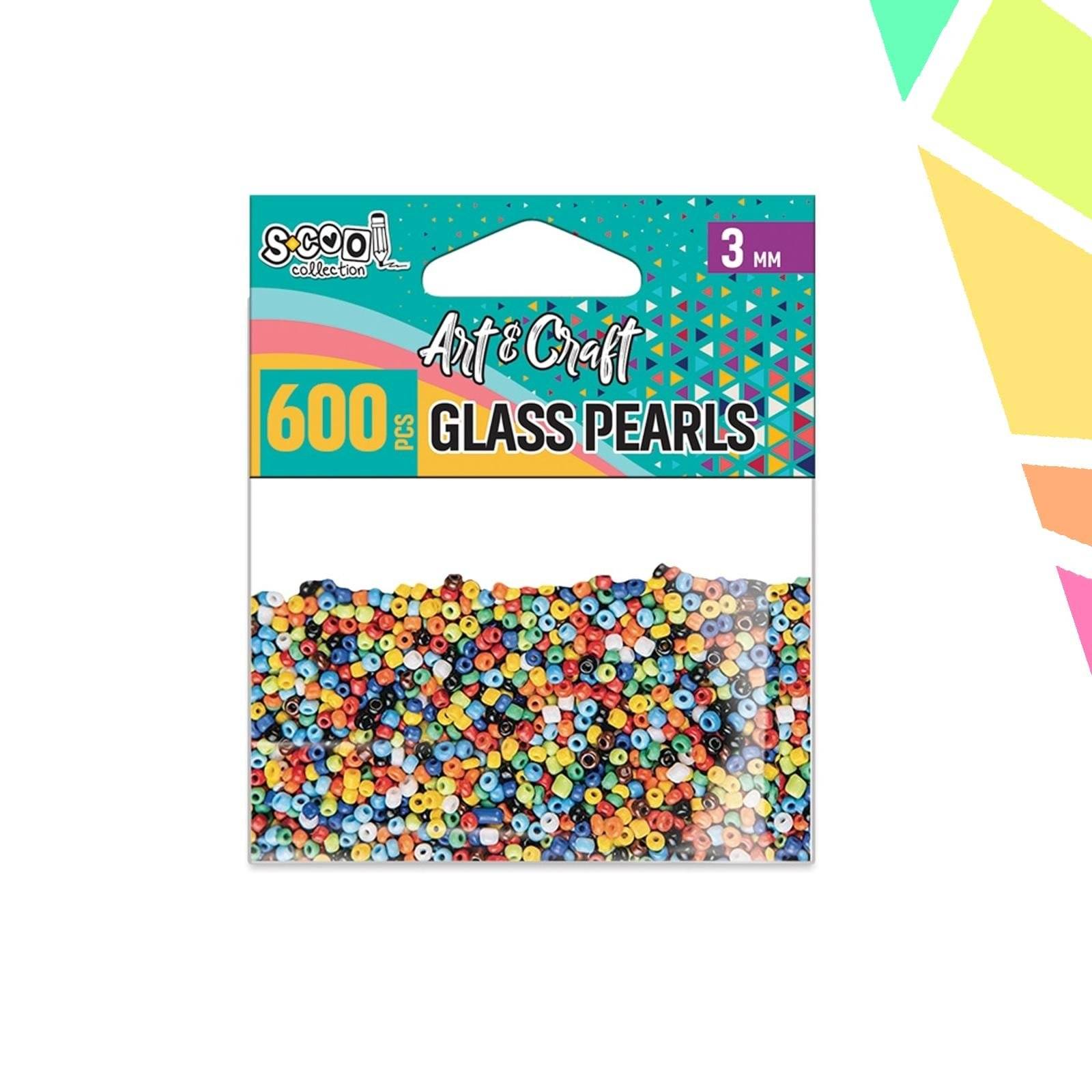 Accesorii craft, margele, 600 buc/set - S-COOL - imagine 1
