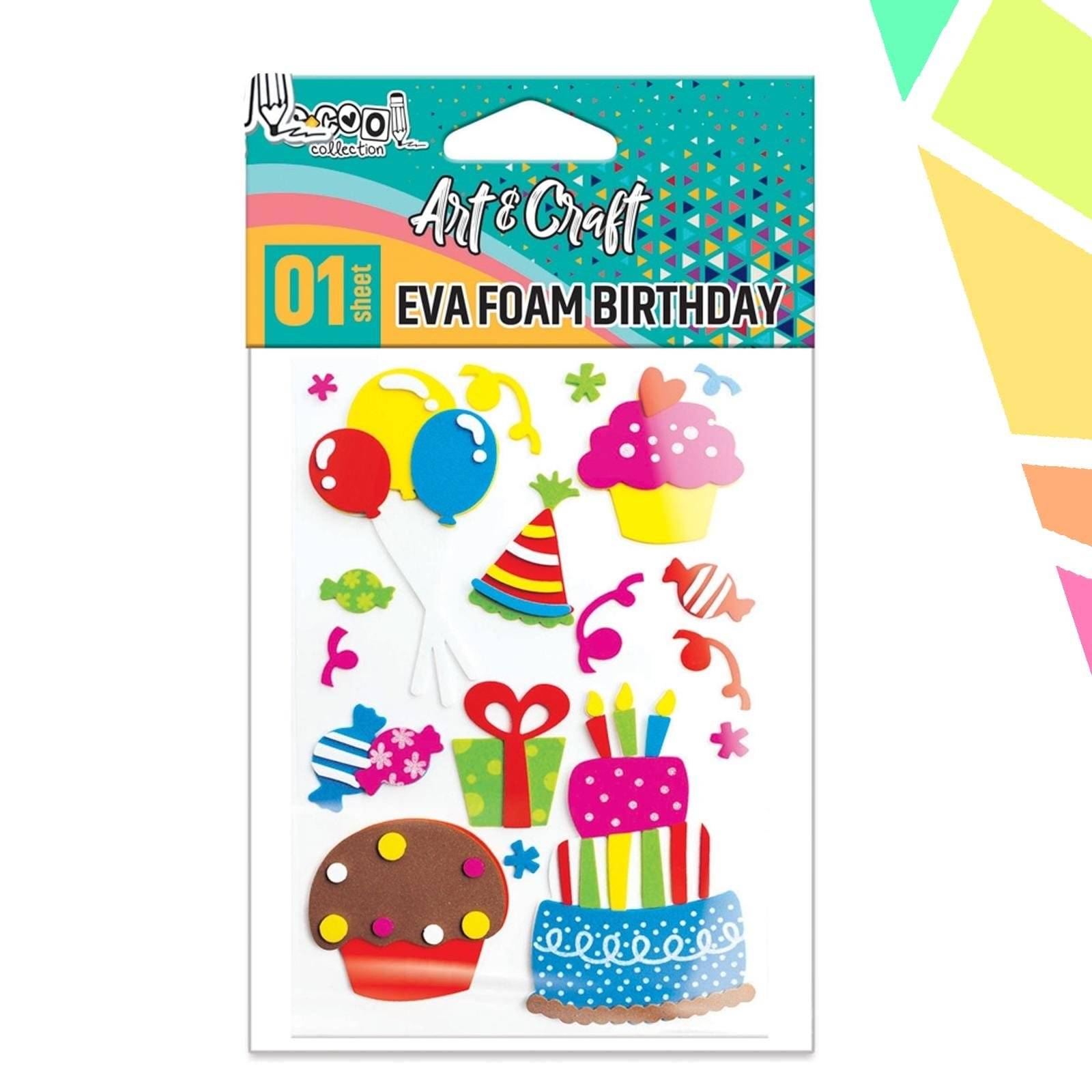 Accesorii craft, Aniversare, spuma EVA - S-COOL - imagine 1