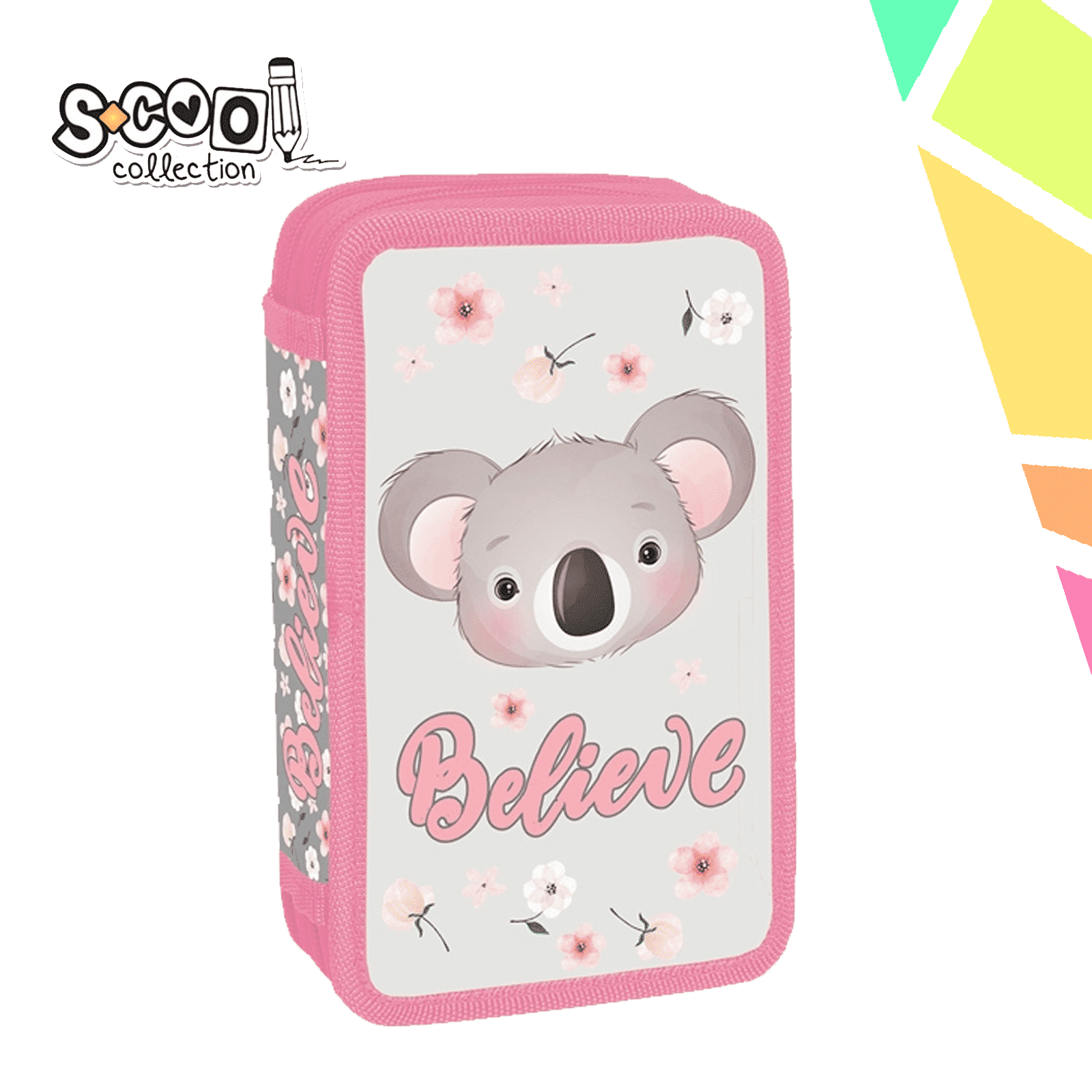 Penar echipat, 2 fermoare, 29 piese, BELIEVE - S-COOL - imagine 1