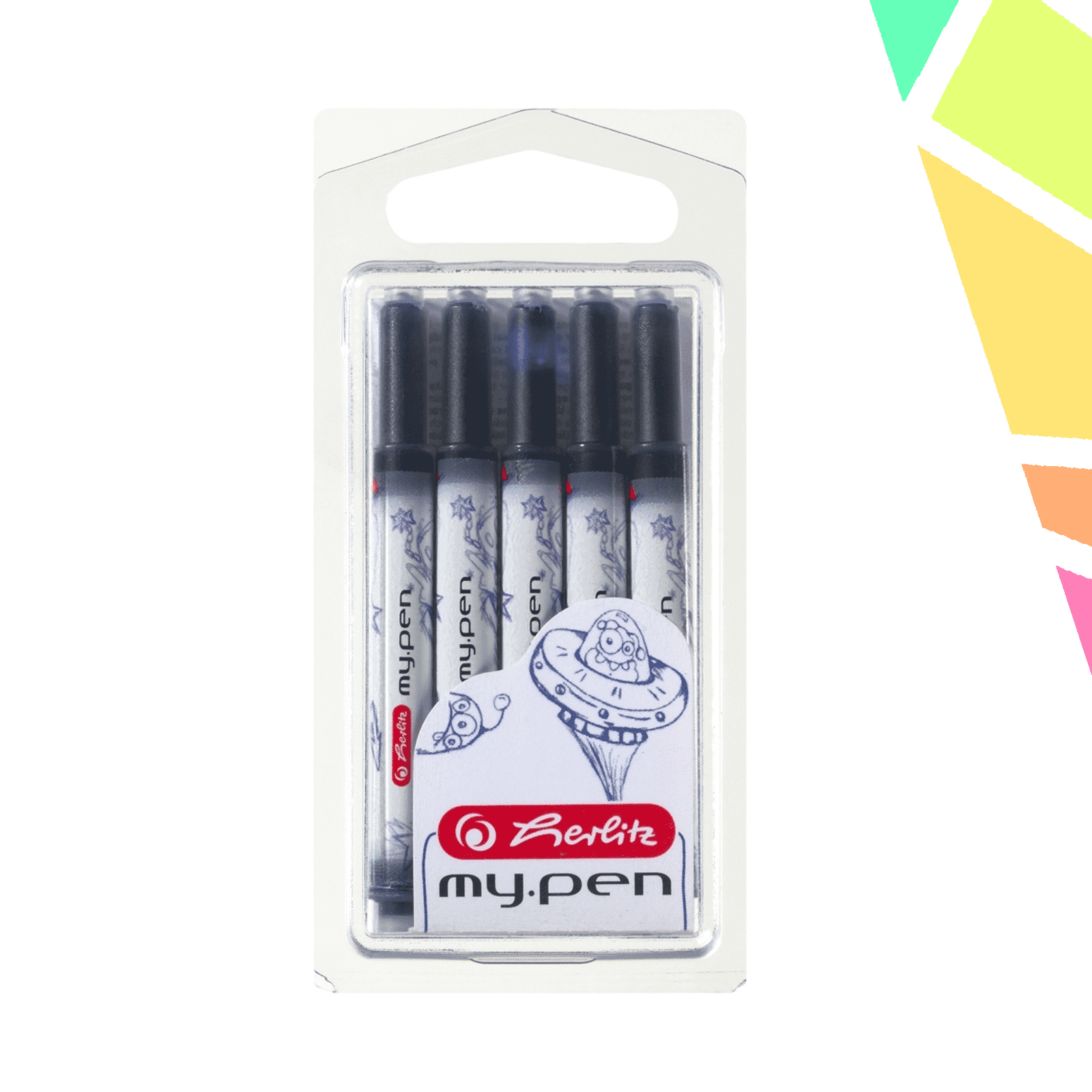 Patroane My.Pen albastre set 5 bucati - imagine 1