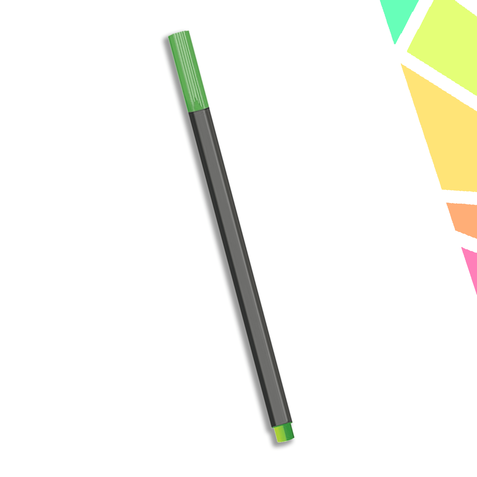 x6XE8WR.png Fineliner Verde Deschis - OFFISHOP - imagine 1