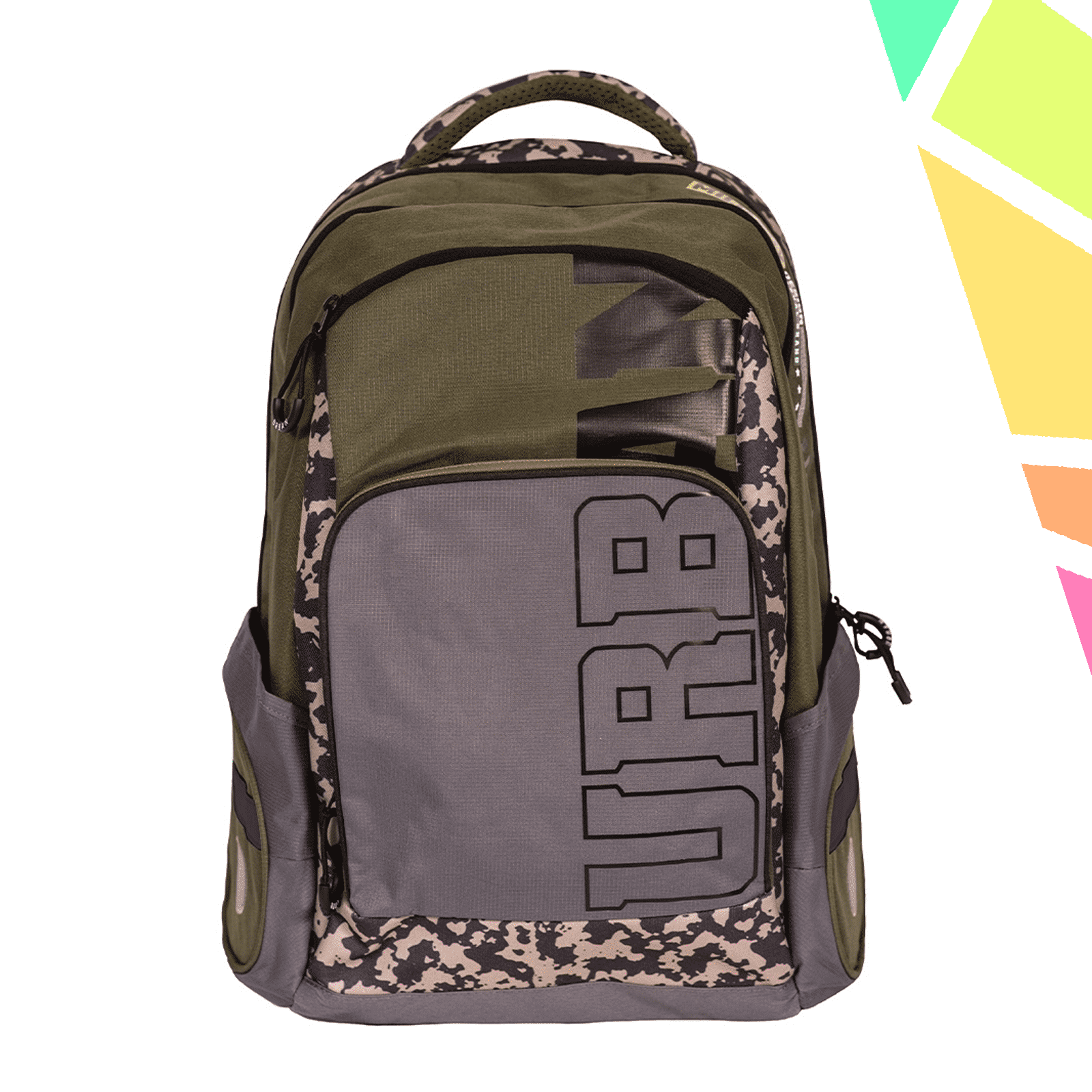 Ghiozdan anatomic compartiment laptop, URBAN MILITARY, 46x31x16 cm - S-COOL - imagine 1