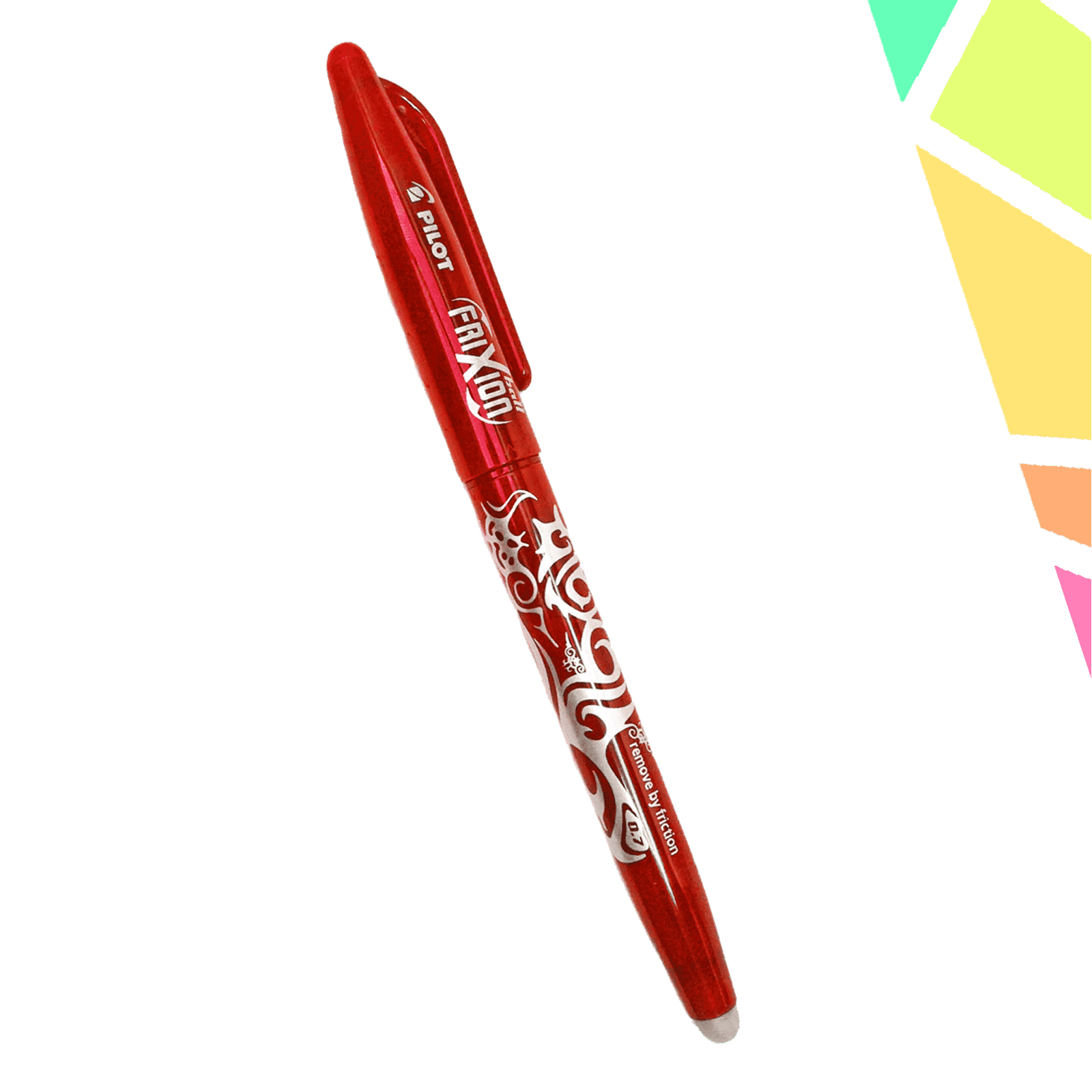 xktmieL.png Roller Frixion Ball, 0.7mm, rosu - Pilot - imagine 1