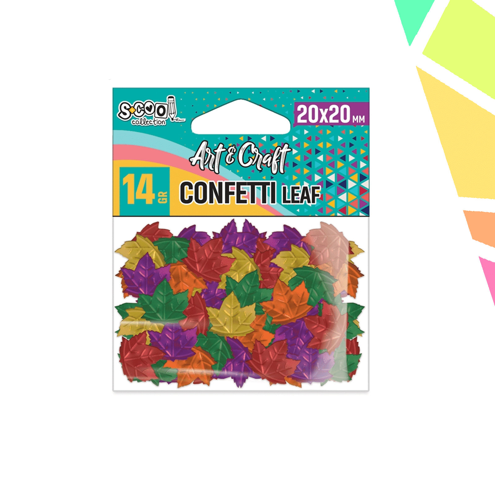 Accesorii Craft, Confetti Frunze, 14 Gr - S-COOL - imagine 1