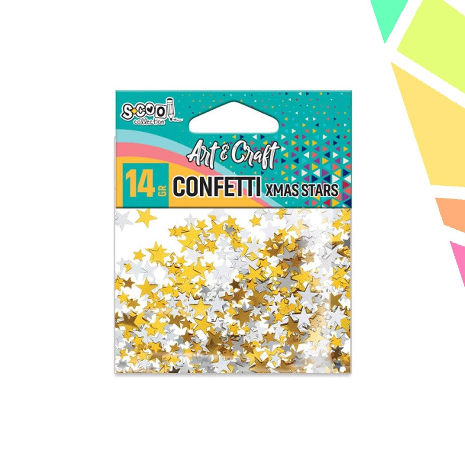 Accesorii craft, confetti stelute, 14 gr - S-COOL - imagine 1