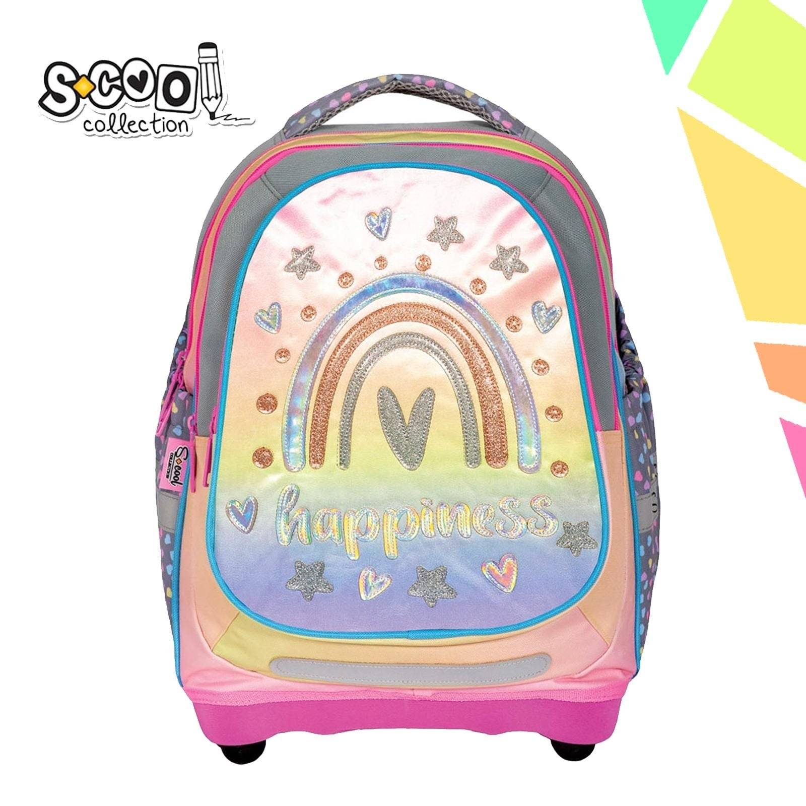 zfRjDiS.jpeg Ghiozdan anatomic HAPPINESS, 38x39x19.5 cm - S-COOL - imagine 1