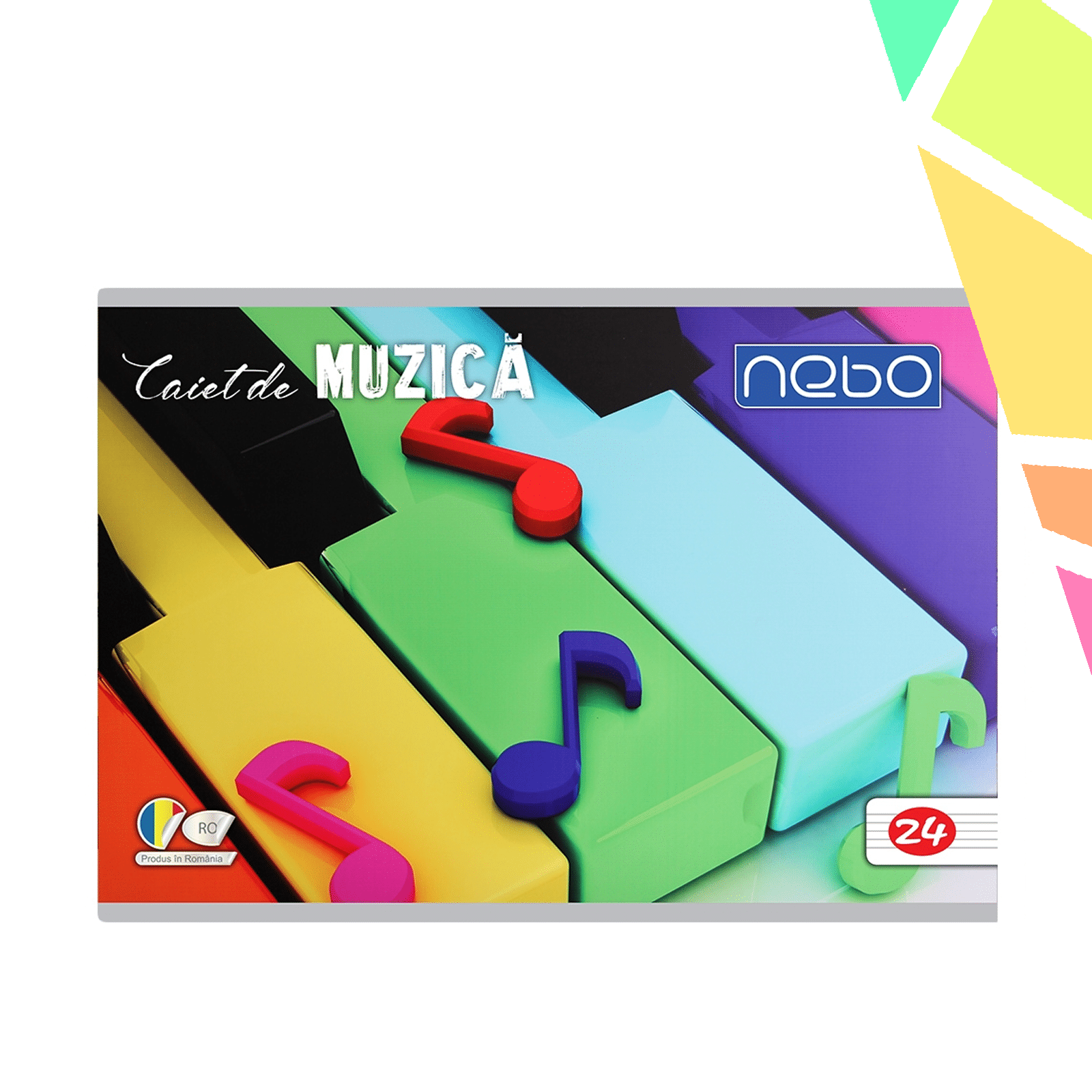 Caiet muzica 24 file - NEBO - imagine 1