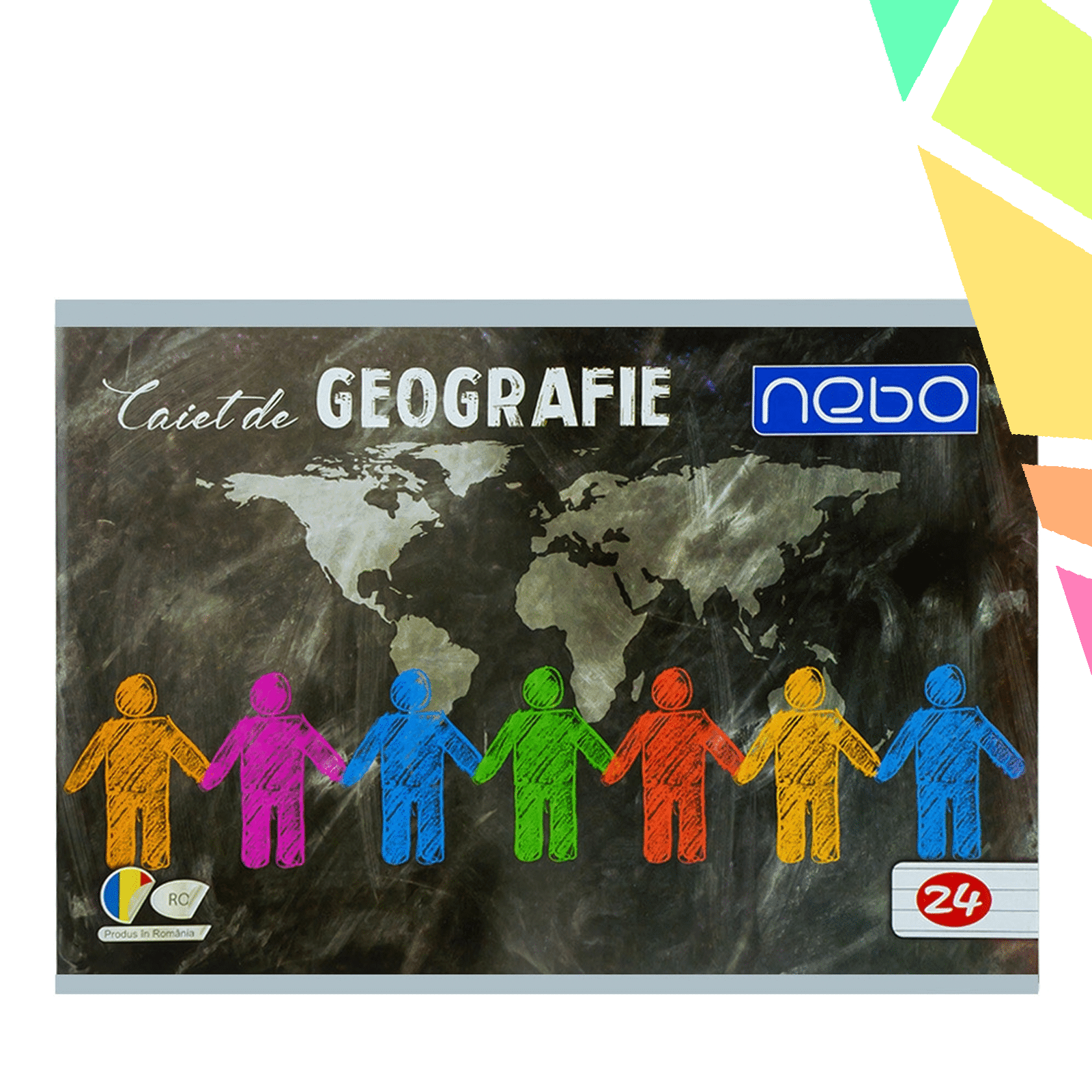 Caiet geografie A4, 24 file - NEBO - imagine 1