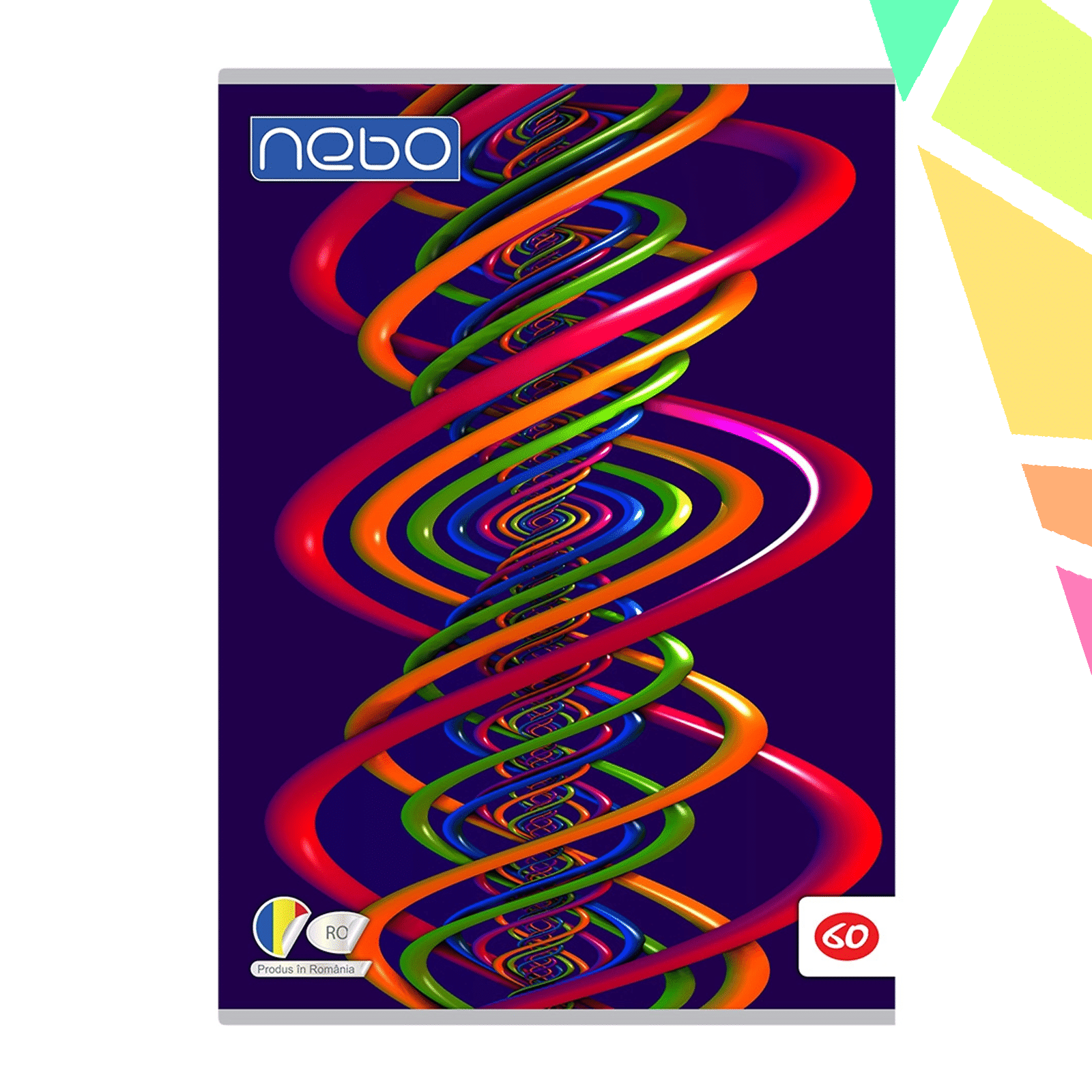 Caiet A4 60 file, foi veline - NEBO - imagine 1