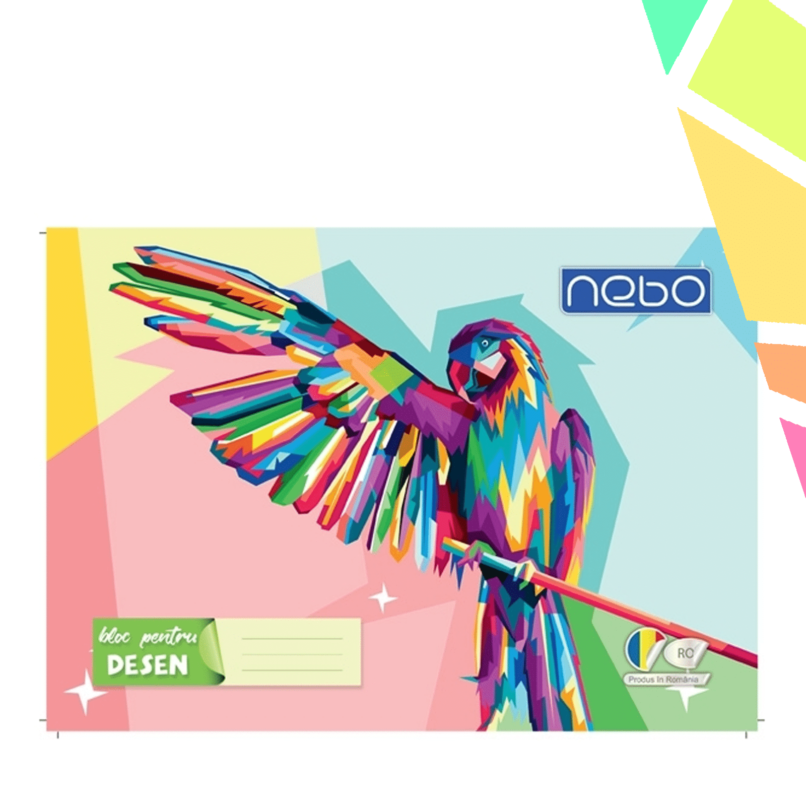 Bloc desen A4 16 file 120 g/mp - NEBO - imagine 1