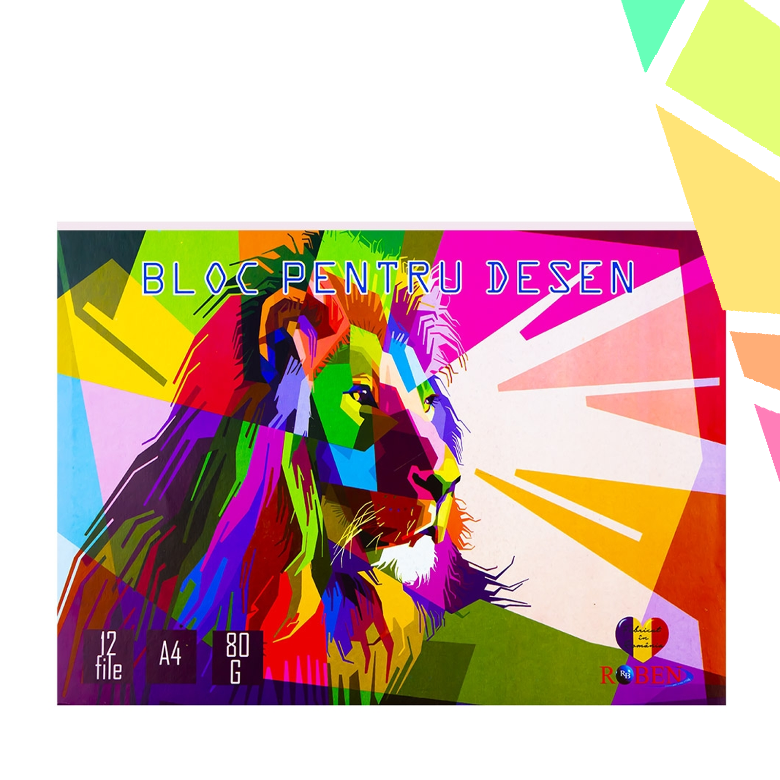 Bloc desen A4 12 file 80 g|mp - imagine 1