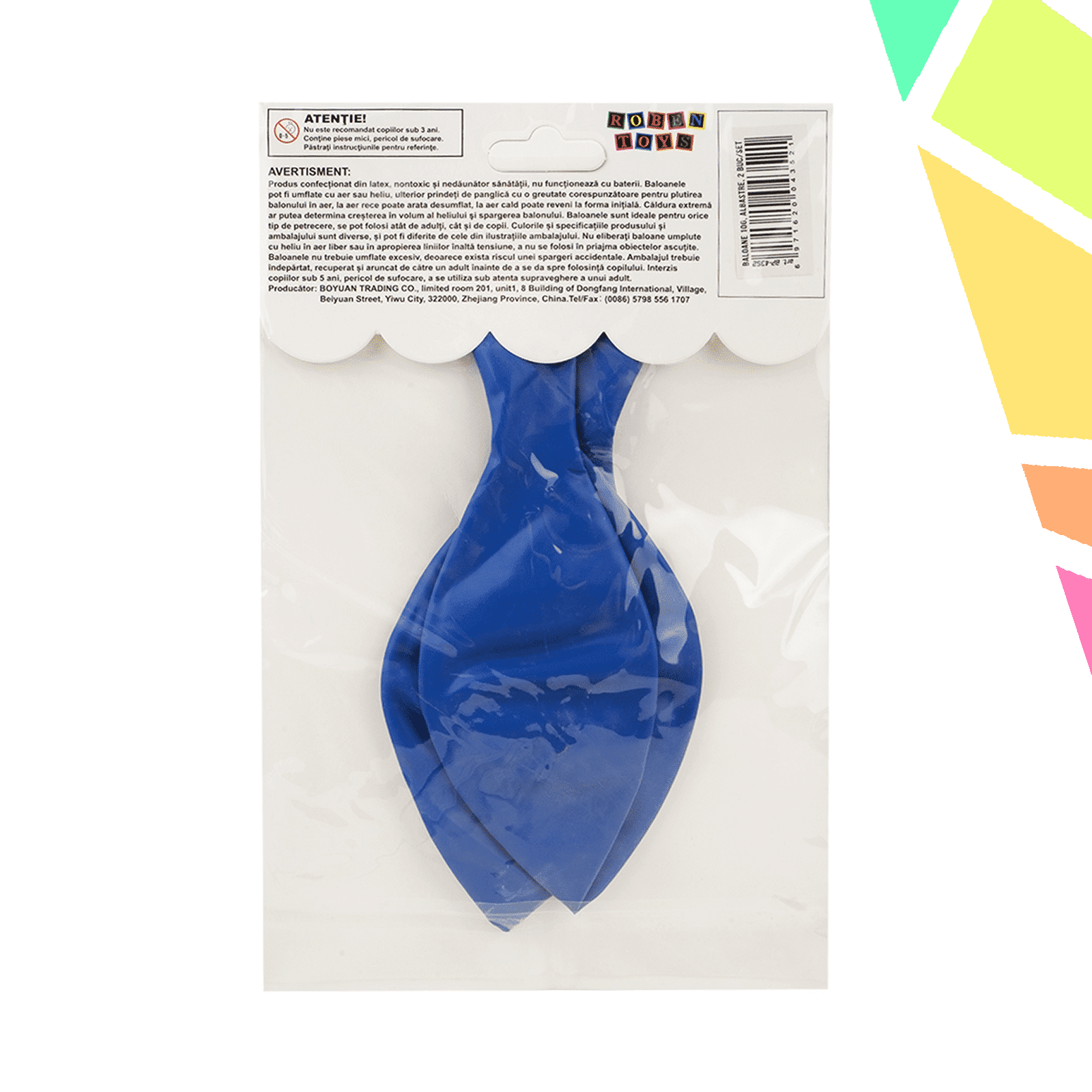 p1488 Baloane 10 g, Albastre, 2 buc/set - imagine 1