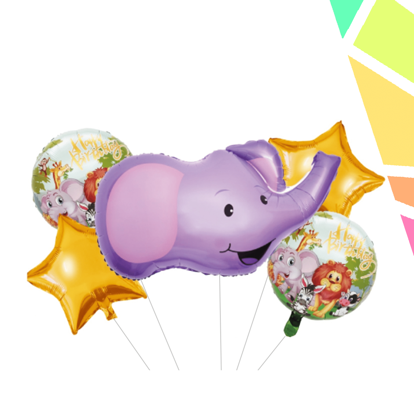 Balon, folie aluminiu, Elefant - imagine 1