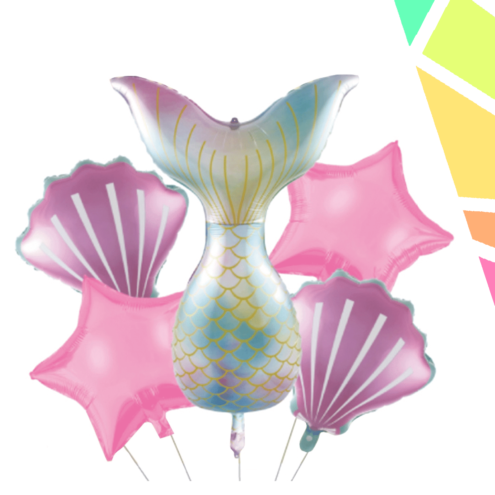 Balon, folie aluminiu, Sirena - imagine 1